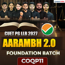 CUET PG LLB 2027 | AARAMBH 2.0 FOUNDATION BATCH | DU LLB & BHU LLB Preparation | Online Live Classes By Careers Adda