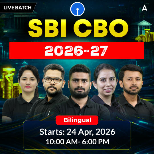 SBI CBO 2026-27 | Live Batch | Online Live Classes by Adda 247