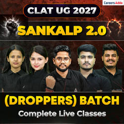 CLAT UG 2027 – SANKALP 2.0 (DROPPERS) BATCH | Online Live Classes by Careers Adda