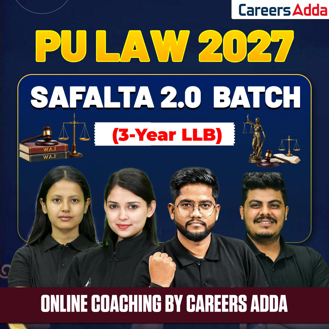 PU LAW 2027 (3 Year LLB) | SAFALTA 2.0 BATCH | Online Coaching By Careers Adda