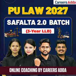 PU LAW 2027 (3 Year LLB) | SAFALTA 2.0 BATCH | Online Coaching By Careers Adda