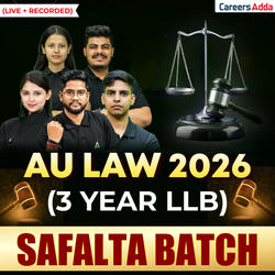 AU LAW 2026 (3 Year LLB) SAFALTA (LIVE + RECORDED) BATCH | Online Classes By Careers Adda