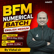 BFM Numerical Batch - English medium | Online Live Classes by Adda 247