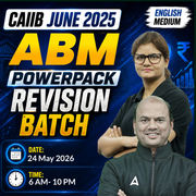 ABM  POWERPACK REVISION BATCH | CAIIB june 2026 | English Medium | Online Live Classes by Adda 247