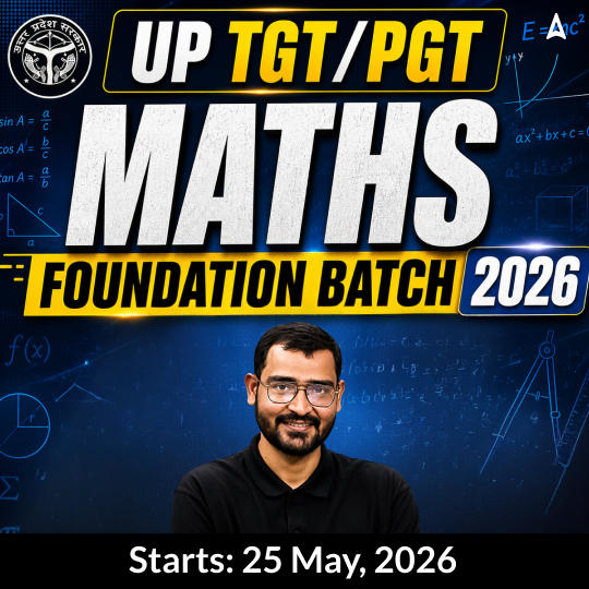 UP TGT/PGT Maths Foundation Batch 2026 | Online Live Classes by Adda247
