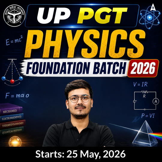 UP PGT Physics Foundation Batch 2026 | Online Live Classes by Adda247