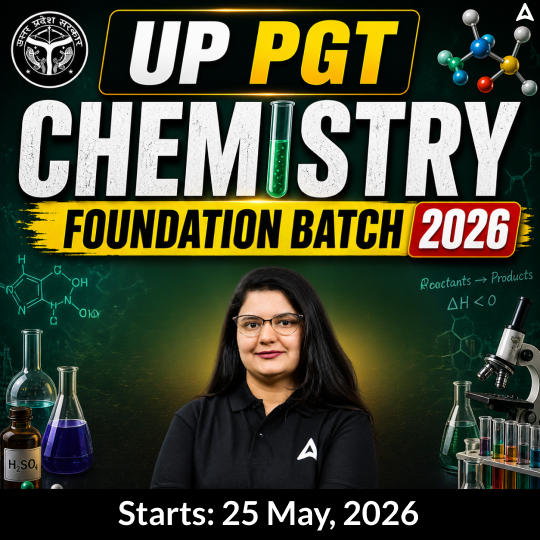 UP PGT Chemistry Foundation Batch 2026 | Online Live Classes by Adda247
