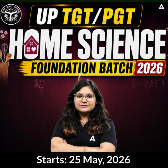 UP TGT/PGT Home Science Foundation Batch 2026 | Online Live Classes by Adda247