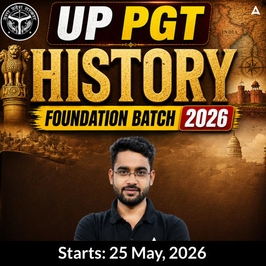 UP PGT History Foundation Batch 2026 | Online Live Classes by Adda247