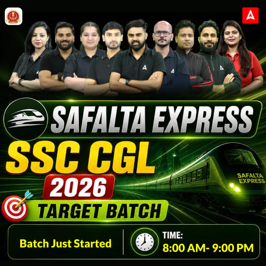 SSC CGL - Safalta Express Target Batch 2026 with Test Series and Ebook | Hinglish | Online Live Classes By Adda247