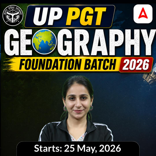 UP PGT Geography Foundation Batch 2026 | Online Live Classes by Adda247