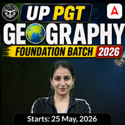 UP PGT Geography Foundation Batch 2026 | Online Live Classes by Adda247