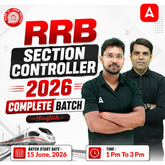 RRB Section Controller 2026 Complete Batch with eBooks and Test Series  | Hinglish | Online Live Classes By Adda247