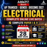 AEE Electrical Batch | for AP TRANSCO, GENCO & DISCOMS 2027 | Complete Online Live Batch 2026 by Adda247
