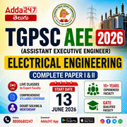 TGPSC AEE Electrical Engineering Batch 2026 | Complete Paper I & II | Online Live Classes by Adda247