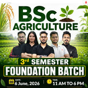 BSc Agriculture 3rd Semester Foundation Batch | Online Live Classes by Adda 247