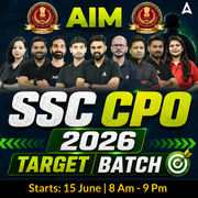 SSC CPO 2026 (AIM) - Target Batch with Test Series and Ebook | Hinglish | Online Live Classes By Adda247