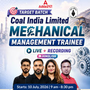 Target Batch : Coal India Limited | Mechanical Engineering 2026 | Complete Live + Recorded Batch By Adda 247
