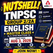 Nutshell – TNPSC Group 2/2A English Master Class 2026 | Online Live Classes by Adda 247