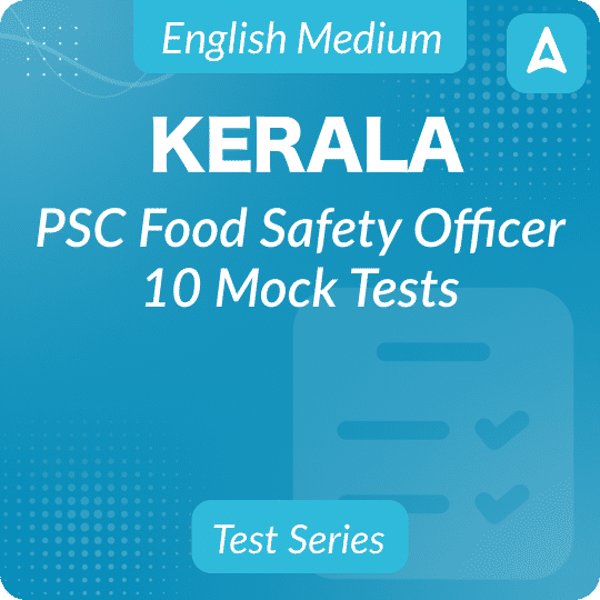 Kerala PSC Food Safety Officer