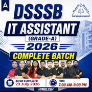 DSSSB IT Assistant Grade-A 2026 Complete Batch | Hinglish | Online Live Classes by Adda 247