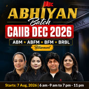 Abhiyan Batch l CAIIB DEC 2026 l ABM+ABFM+BFM+BRBL l Bilingual | Online Live Classes by Adda 247