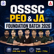OSSSC PEO & JA Foundation Batch | Online Live Classes By Adda247