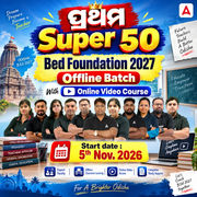 Odisha B.ed Entrance (Science, Arts) Exam 2027 Offline Batch | Complete classes by Adda247
