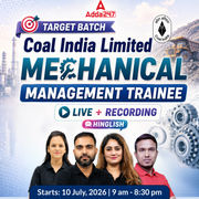 Target Batch : Coal India Limited | Mechanical Engineering 2026 | Complete Live + Recorded Batch By Adda 247