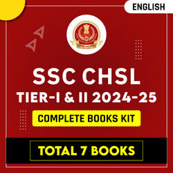 SSC CHSL Tier I + II 2024-25 Complete Books Kit (English Printed Edition) By Adda247