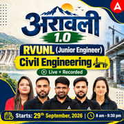 अरावली 1.0 - RVUNL (Junior Engineer) | Civil Engineering | Complete Batch By Adda247