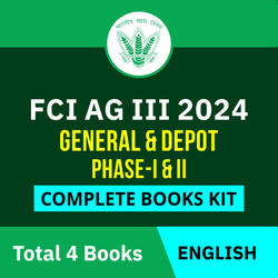 FCI AG III General & Depot Phase-I & II 2024 Complete Books Kit(English Printed Edition) By Adda247