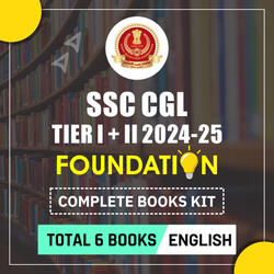 SSC CGL Tier I + II Foundation 2024-25 Complete Books Kit (English Printed Edition) By Adda247
