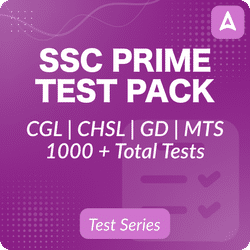 SSC Prime Test Pack with 1000+ Complete Bilingual Tests for SSC CGL,CHSL, CPO, GD Constable & MTS 2024-2025