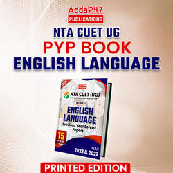 NTA CUET English Language PYQ Book (Previous Year Questions Book) | Printed Edition by Adda247