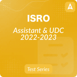 ISRO Assistant & UDC Mock Test 2023