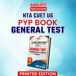 NTA CUET General Test PYQ Book (Previous Year Questions Book) | Printed Edition by Adda247
