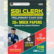 20+ SBI Clerk Prelims Mock Test Papers Book (English Printed Edition) By Adda247
