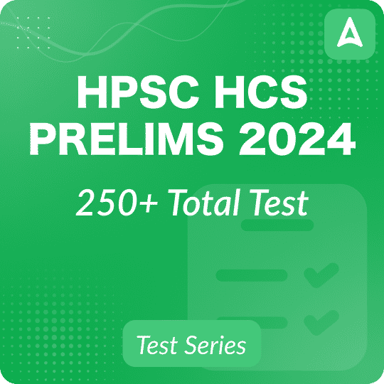 HPSC HCS Mock Test Series 2024