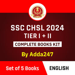 SSC CHSL Tier I + II 2024 Complete Books Kit (English Printed Edition) By Adda247
