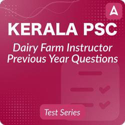Kerala PSC Dairy farm Instructor Previous Year Questions | Online Test series By adda247