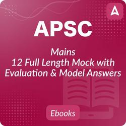 APSC Mains Test Series with Assessment in eBook Format By Adda247
