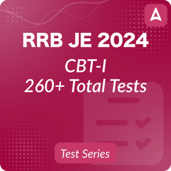 RRB JE CBT-I Mock Tests, Online Test Series By Adda247