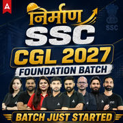 SSC CGL 2027 Nirmaan Foundation Batch with Test Series and Ebook | Hinglish | Online Live Classes By Adda247