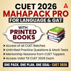 CUET MAHAPACK PRO for GAT+LANGUAGE | Online Live Classes with Printed Books by Adda247