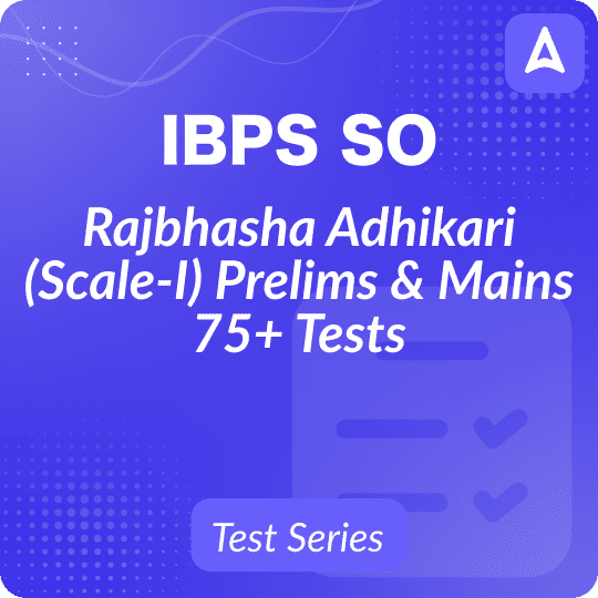 IBPS SO Rajbhasha Adhikari 2025 Mock Test