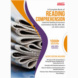 A Complete Book OF READING COMPREHENSION (English Printed Edition) Books Kit By Adda247