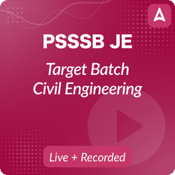 PSSSB JE Civil Target Batch | Online Live Classes by Adda 247