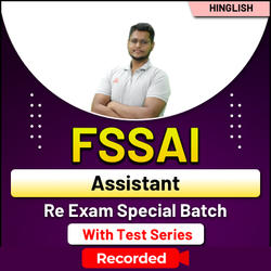 FSSAI Assistant Re Exam Special Batch with Test Series | Recorded Classes by Adda 247