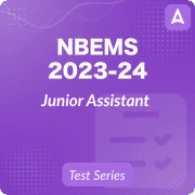 NBEMS Junior Assistant Mock Tests